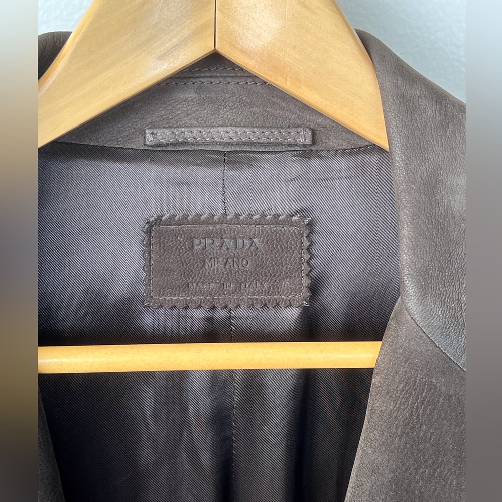 PRADA SUEDE JACKET MENS